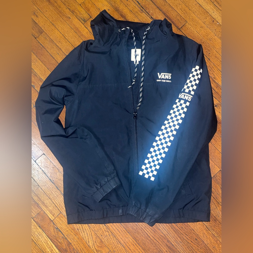 Vans Black Windbreaker Jacket
